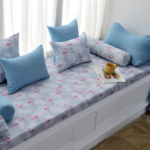 Love Crystal Love Crystal ins Nordic high-density sponge bay window mat balcony window sill mat custom-made blanket tatami card seat custom-made special shot