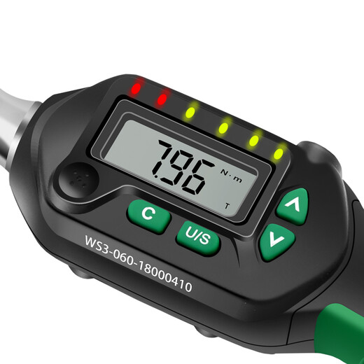 China Taiwan e-Dynamic imported electronic digital display torque wrench torque wrench torque wrench preset adjustable tool auto repair testing instrument professional grade 3/8 torque 6.8-135Nm