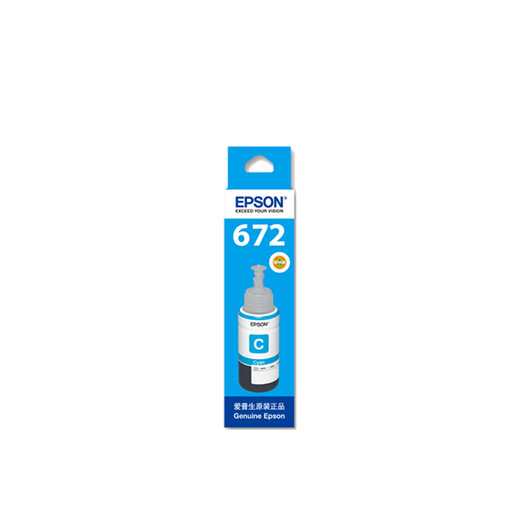 Canon Original 672 Druckertinte L360 L380 L310 L1300 L383 L351 L551 Original 672 Vierfarb-Set T6721-4 Schwarz Blau Rot gelb 4-Farbton Ergänzungspaket