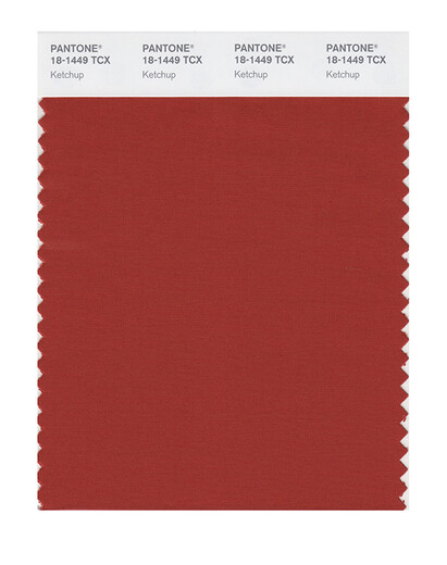 PANTONE/潘通色卡彩通服裝家居 18-1441至18-1555TCX 棉布版单张色卡 18-1449X