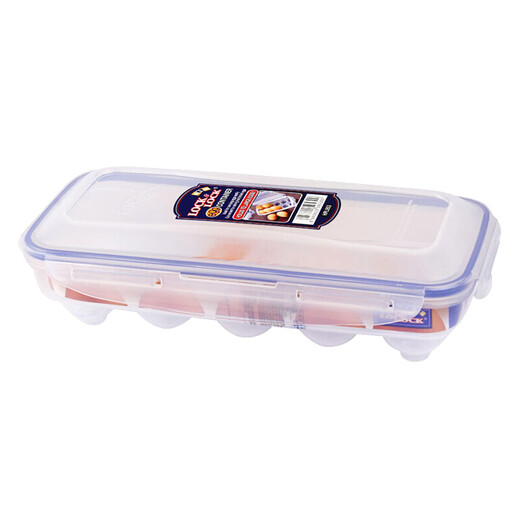 LOCK&LOCK plastic crisper egg carton storage box refrigerator storage box can hold 10 eggs