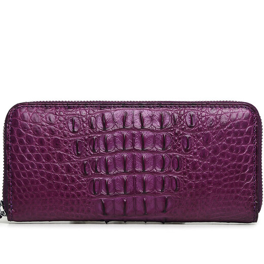 VTV V.V.BROWN Women's Wallet Crocodile Leather Clutch Wallet Women's Trendy Women's Hand Grab Gift Birthday Gift Purple