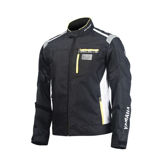 YAMAHA Yamaha Motorcycle Electric Vehicle Cycling Suit Men's and Women's Four Seasons Jacket Windproof and Water-Repellent Thickened Motorcycle Suit Winter Black Spring and Autumn Style L
