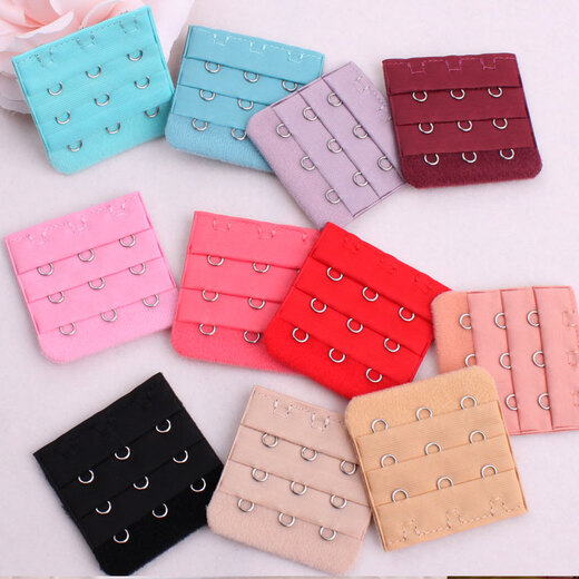Wantao Zhong three-breasted button length can be adjusted by 1.5cm extended bra button joint spare 3 rows of extended underwear accessories buckle light skin color