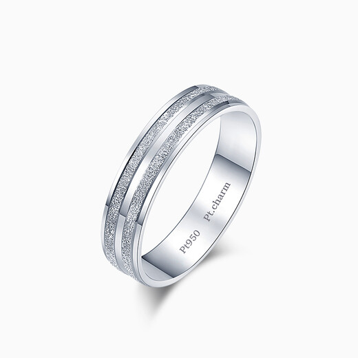 Pt.Charm platinum ring pt950 platinum couple ring female lifestyle wedding ring jewelry fashionable gift men's ring out of stock can be customized contact customer service 6 grams