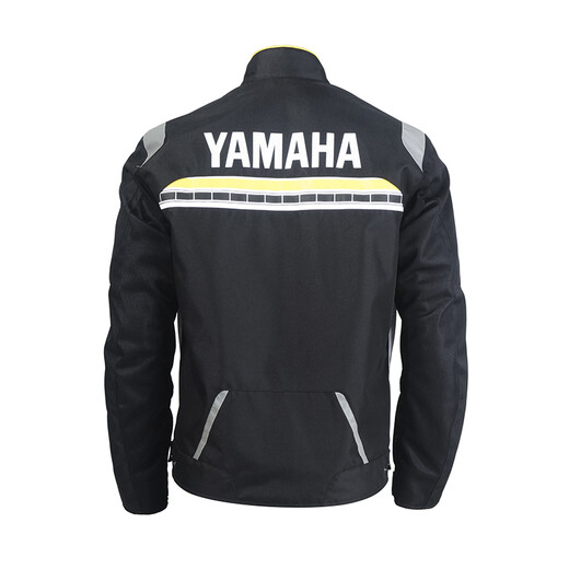 YAMAHA Yamaha Motorcycle Electric Vehicle Cycling Suit Men's and Women's Four Seasons Jacket Windproof and Water-Repellent Thickened Motorcycle Suit Winter Black Spring and Autumn Style L