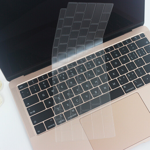 Yikelai Apple MacBook Air 13.3 pulgadas Membrana del teclado A1466/A1369 Membrana de protección del teclado portátil TPU TPU ultra delgado Cubierta de polvo impermeable transparente EA022 EA022