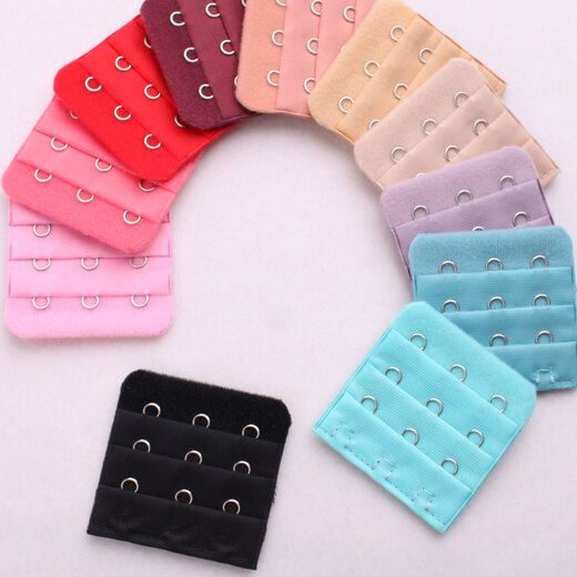 Wantao Zhong three-breasted button length can be adjusted by 1.5cm extended bra button joint spare 3 rows of extended underwear accessories buckle light skin color