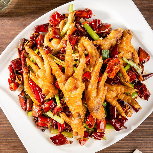 Liuhe single frozen chicken and chicken feet 1.6Jin Jin is equal to 0.5kg White feather chicken grilled chicken feet braised chicken feet barbecue sauce braised ingredients