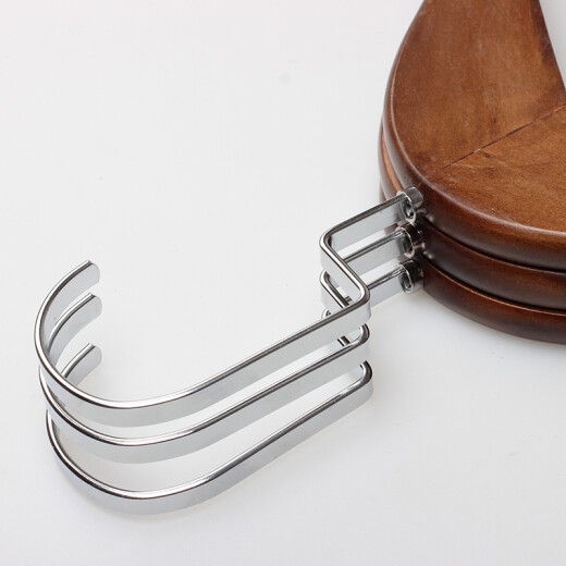 
Sixi Wooden Clothes Hanger 10 Solid Wooden Clothes Hanging Clothes Store Clothes Hanging Multifunctional Anti-Slip Clothes Hanging Clothes Hanging 6625H Men's 10