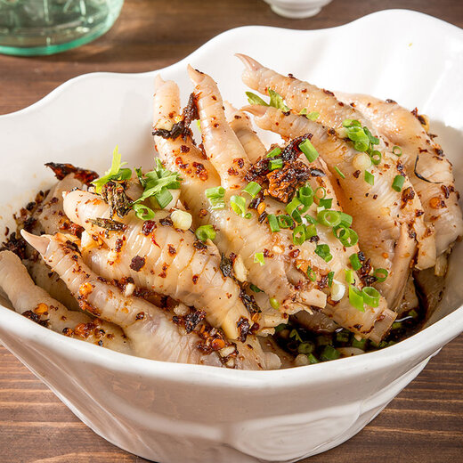 Liuhe single frozen chicken and chicken feet 1.6Jin Jin is equal to 0.5kg White feather chicken grilled chicken feet braised chicken feet barbecue sauce braised ingredients