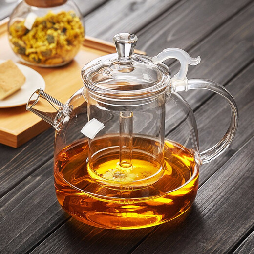 Mesni teapot glass teapot thickened glass teapot large capacity Kung Fu tea set Qiongru pot 1900ml