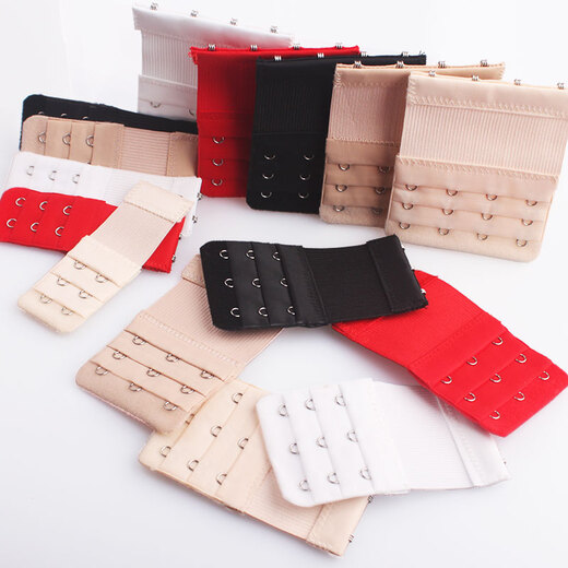 Wantao bra adjustable back buckle large four buckle super extended buckle extra long elastic extension buckle elastic band underwear with telescopic elastic large four buckle - light skin tone