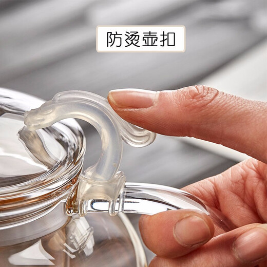 Mesni teapot glass teapot thickened glass teapot large capacity Kung Fu tea set Qiongru pot 1900ml