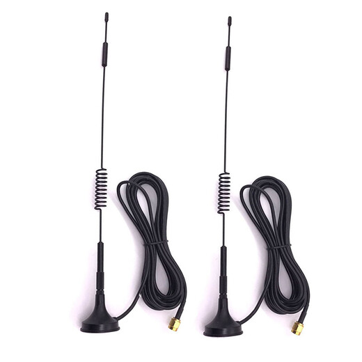 Hangsheng SMA-Schnittstelle Verstärkung Antenne mit mittlerer Pole vertikaler Streifen-Signalantenne Saugnapfantenne für 3G4G Wireless Huawei Router CPE externe Antenne Innennadel mit mittleren Polen Magnetisch vertikalem Vertikalen_Single-Anschluss 3M Antenna-2 geeignet