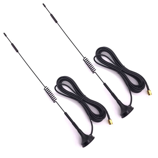 Hangsheng SMA-Schnittstelle Verstärkung Antenne mit mittlerer Pole vertikaler Streifen-Signalantenne Saugnapfantenne für 3G4G Wireless Huawei Router CPE externe Antenne Innennadel mit mittleren Polen Magnetisch vertikalem Vertikalen_Single-Anschluss 3M Antenna-2 geeignet