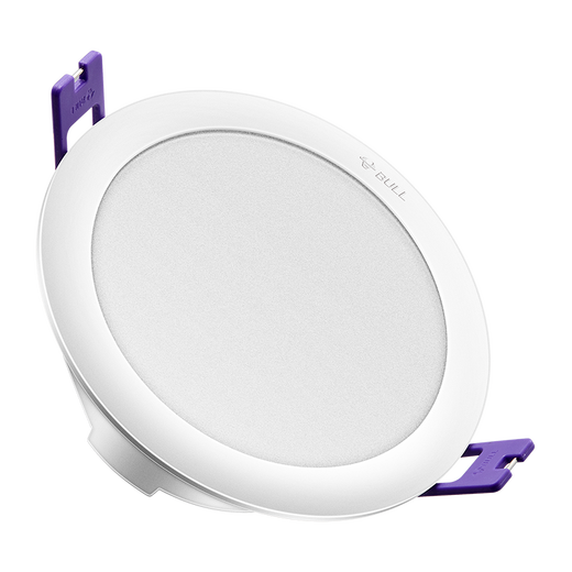 Bull (BULL) downlight embedded led three-color ceiling hole light household ultra-thin anti-stroboscopic ceiling light aisle light cat's eye light 4W natural light opening 70-85