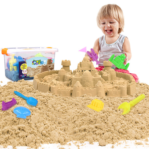 [70% Nouveau] Peipei le Sand Sand Toy Sand 5 Jin [Jin est égal à 0,5 kg] Colorful Sand Clay Colorful Mud Plassine Magic Beach Castle Toy Moule Sand Table