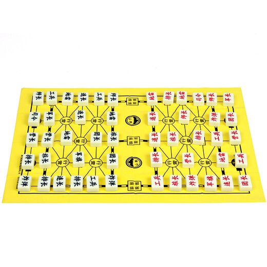 Erfolgreiches Landkrieg Schach Militär Schachbrettspiel 683 Melim Mahjong Materialien mit PP Plastik Paper Military Flag Board Tabletop Spiel