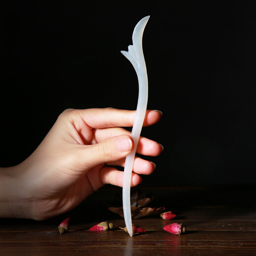 Xuanyong ancient style Xiu jade hairpin, classical jade hairpin, hairpin, cheongsam, ancient costume, headdress, Xiuyu hairpin, butterfly