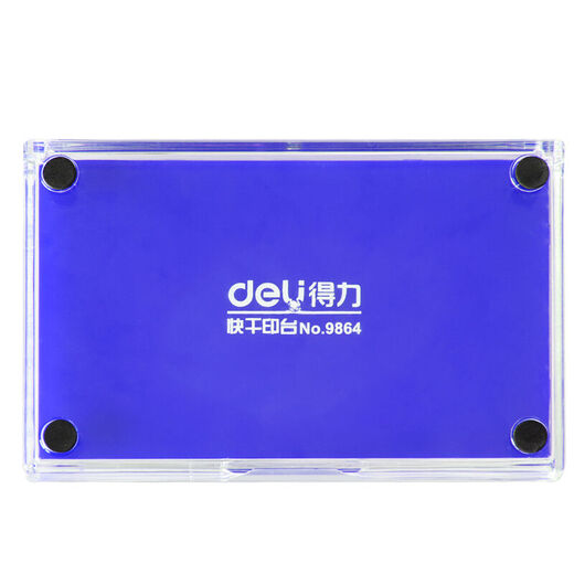 
Deli Quick dry printing platform ink/office printing platform/rectangular printing platform Red 9864
