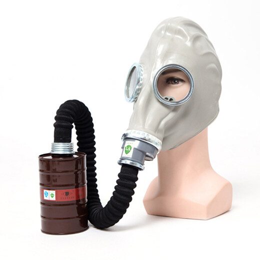 Tangfeng gas mask chemical toxic gas fire mask anti-organic gas mask fire escape mask gas mask for spray painting respiratory mask mask + catheter + No. 4 filter tank