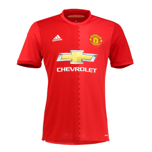 Uniforme de fútbol de Adidas Manchester United Jugadores Fans número de mierda y camiseta de fútbol de juego en casa.
