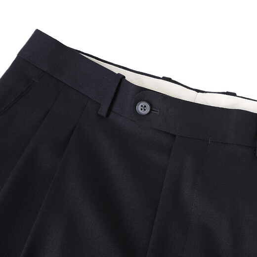 PORTSMH2SD004FSW10 男装秋冬羊毛修身商务休闲西裤职业装时尚 MY丈青色30号