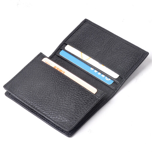 
Yunge (Yvongo) new card bag for men's business cowhide leather genuine leather large capacity business card bag storage bank card clip gift card case