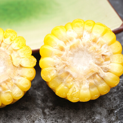 Jinliangyudi Heilongjiang organic quick-frozen yellow waxy corn 5.76Jin Jin equals 0.5kg 12 pieces New Year gift box