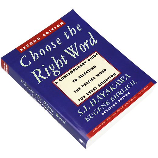 英文原版 选择正确的单词 Choose the Right Word 英语同义词词典 英英字典