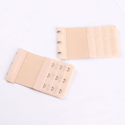 Wantao bra adjustable back buckle large four buckle super extended buckle extra long elastic extension buckle elastic band underwear with telescopic elastic large four buckle - light skin tone