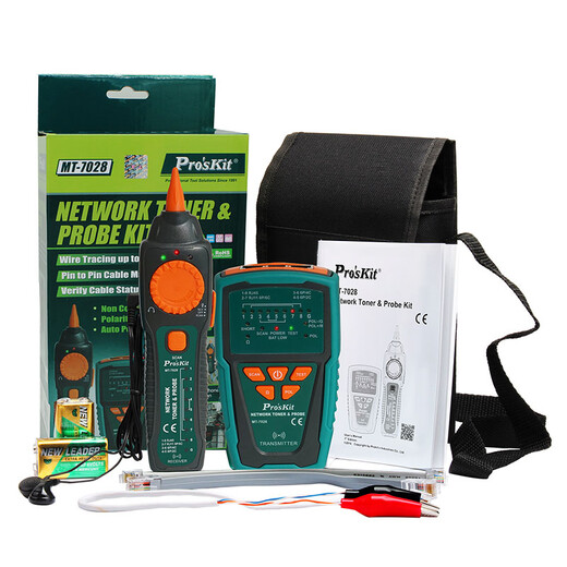 Pro'skit MT-7028-C Audio-Netzwerk-Sucher Telefon-Netzwerk-Sucher-Tester