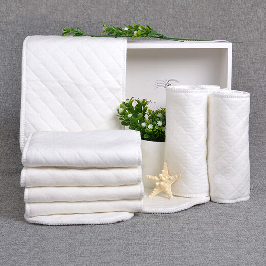 
Plaid bear baby diapers in spring and summer breathable water-absorbing diapers washable urine pads baby diapers cloth summer newborn meson cloth 10 pieces (nine layers thickened) 46cmX17cm