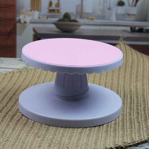 Boncool Baking Cake Decorating Turntable Light Cake Turntable Turntable Decorating Turntable Tray Decorating Tools Fixed Turntable with Scale