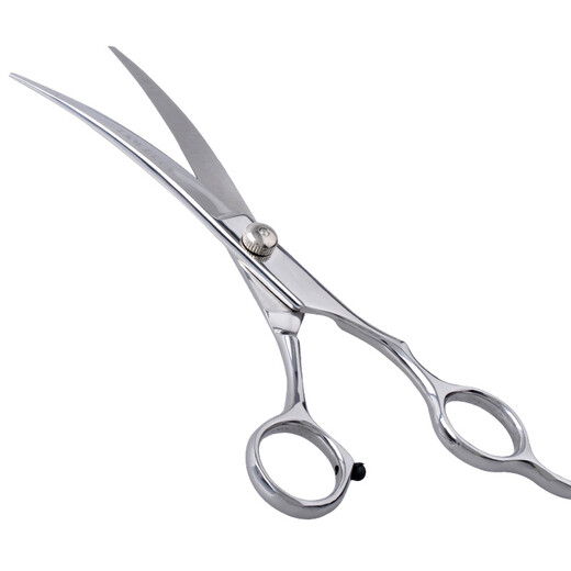 Laiwang Brothers Pet Grooming Scissors for Cats and Dogs Teddy Golden Retriever Hair Trimming and Hairdressing Supplies Curved Scissors and Downward Scissors 7 inches