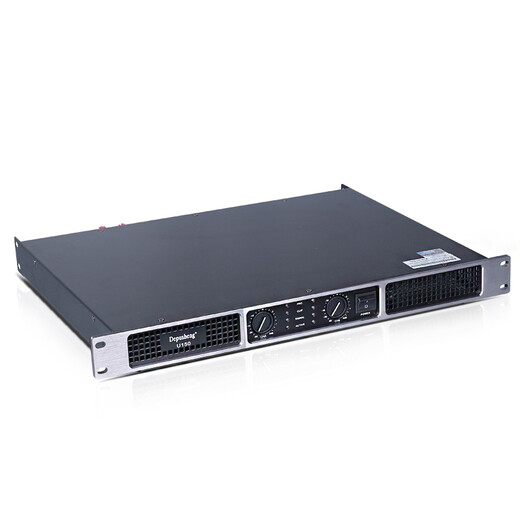 
depusheng U350 professional amplifier rear-level KTV conference high-power stage amplifier home theater 1U ultra-thin pure rear-level amplifier U150 (200W*2)