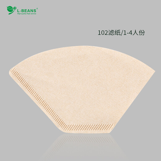 L-BEANS drip-type hand-brewed coffee filter paper wood color filter bag coffee filter V02 coffee filter paper 1-4 servings 40 V01