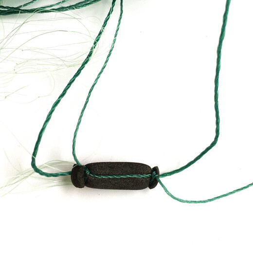 Huaiyu 1.5-3 meters high soft green silk net three-layer wire net fishing net sinking net three-layer net fish net 1.5 meters 3.5 fingers 100 meters green silk three-layer net