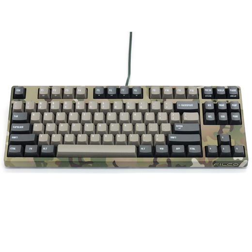 FKBN87MRL/EMR287 Saint-Hand Second Generation Mechanical Keyboard Camouflage Gray Keycap Red Axle