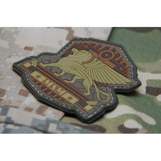 Tactical Monkey American Original MSM Tactical Armband/Epaulette Skill Badge Backpack Sticker Morale Badge Velcro Rough Man Multicam