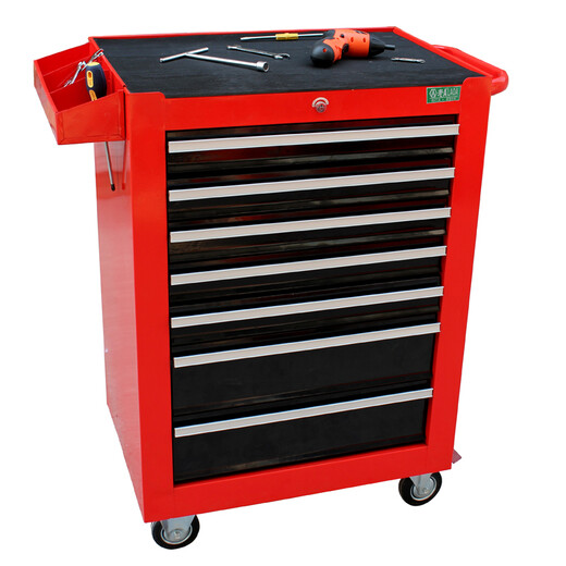 LAOA (LAOA) seven-layer drawer multi-functional repair tool cart workshop tool cabinet red seven-layer model B LA111732