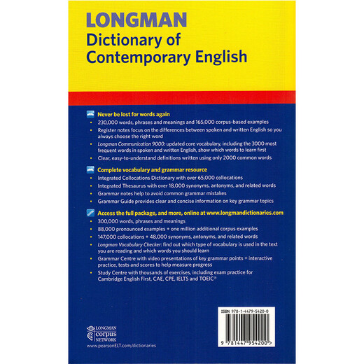 Longman Dictionary Longman Contemporary English Dictionary 6th Edition Original English Reference Book