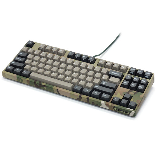 FKBN87MRL/EMR287 Saint-Hand Second Generation Mechanical Keyboard Camouflage Gray Keycap Red Axle