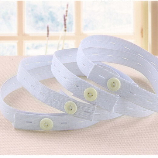 Plaidbären Babywindelschnalle mit Windeln Windeln Verstellbares Baby Neugeborenes Baby Elastizitätsfixiergürtel 5 Packungen (Knopffarbe zufällig) Einen Größe