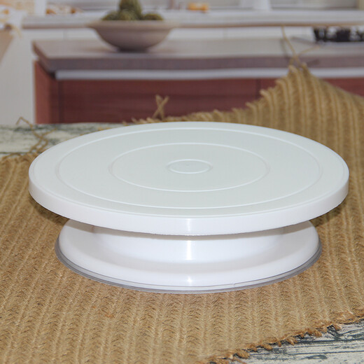 Boncool Baking Cake Decorating Turntable Light Cake Turntable Turntable Decorating Turntable Tray Decorating Tools Fixed Turntable with Scale