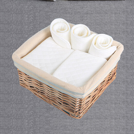 
Plaid bear baby diapers in spring and summer breathable water-absorbing diapers washable urine pads baby diapers cloth summer newborn meson cloth 10 pieces (nine layers thickened) 46cmX17cm