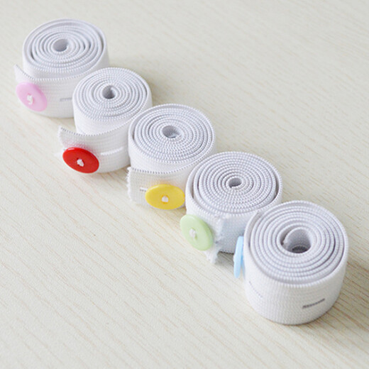Plaidbären Babywindelschnalle mit Windeln Windeln Verstellbares Baby Neugeborenes Baby Elastizitätsfixiergürtel 5 Packungen (Knopffarbe zufällig) Einen Größe
