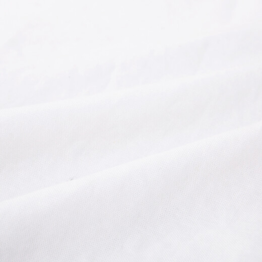 [70% new] INTERIGHT Cotton and linen small stand collar men's casual long-sleeved shirt white L size