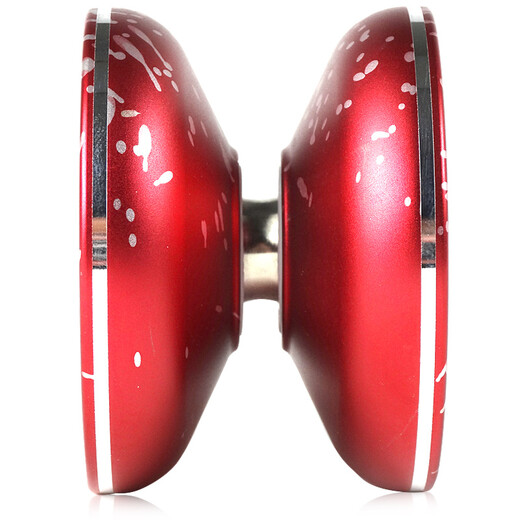 Audi Double Diamond (AULDEY) Yo-Yo Firepower Young King Yoyo Boy Toys Outdoor Sports Fingertip Yo-Yo High-end Metal Fancy Ball-Ice Flame Red